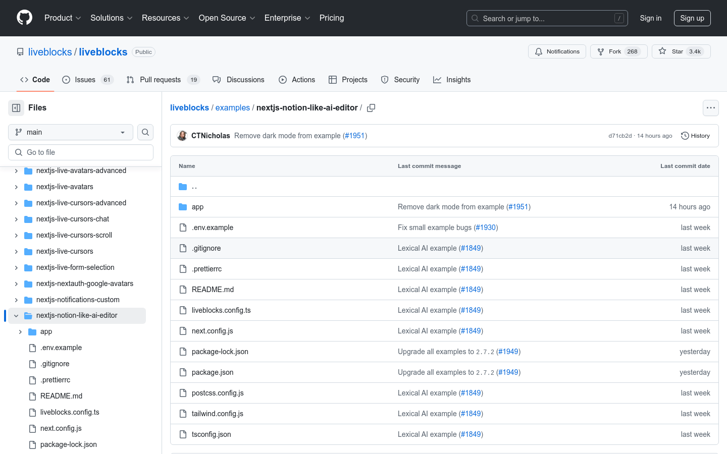 Notion Like AI Editor (Lexical)
