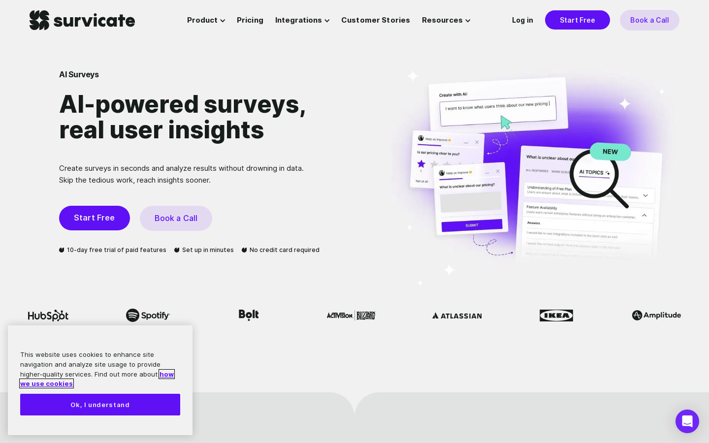Survicate AI Surveys