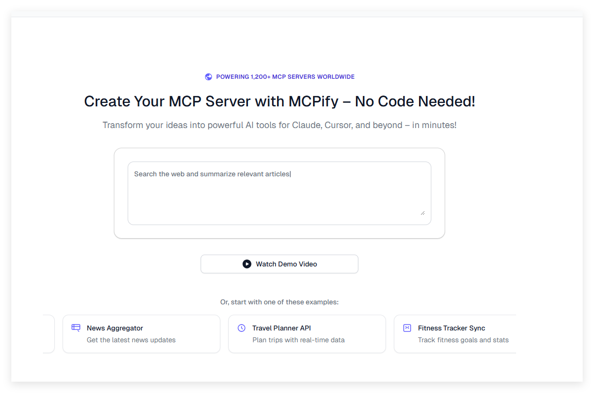 Mcpify.ai