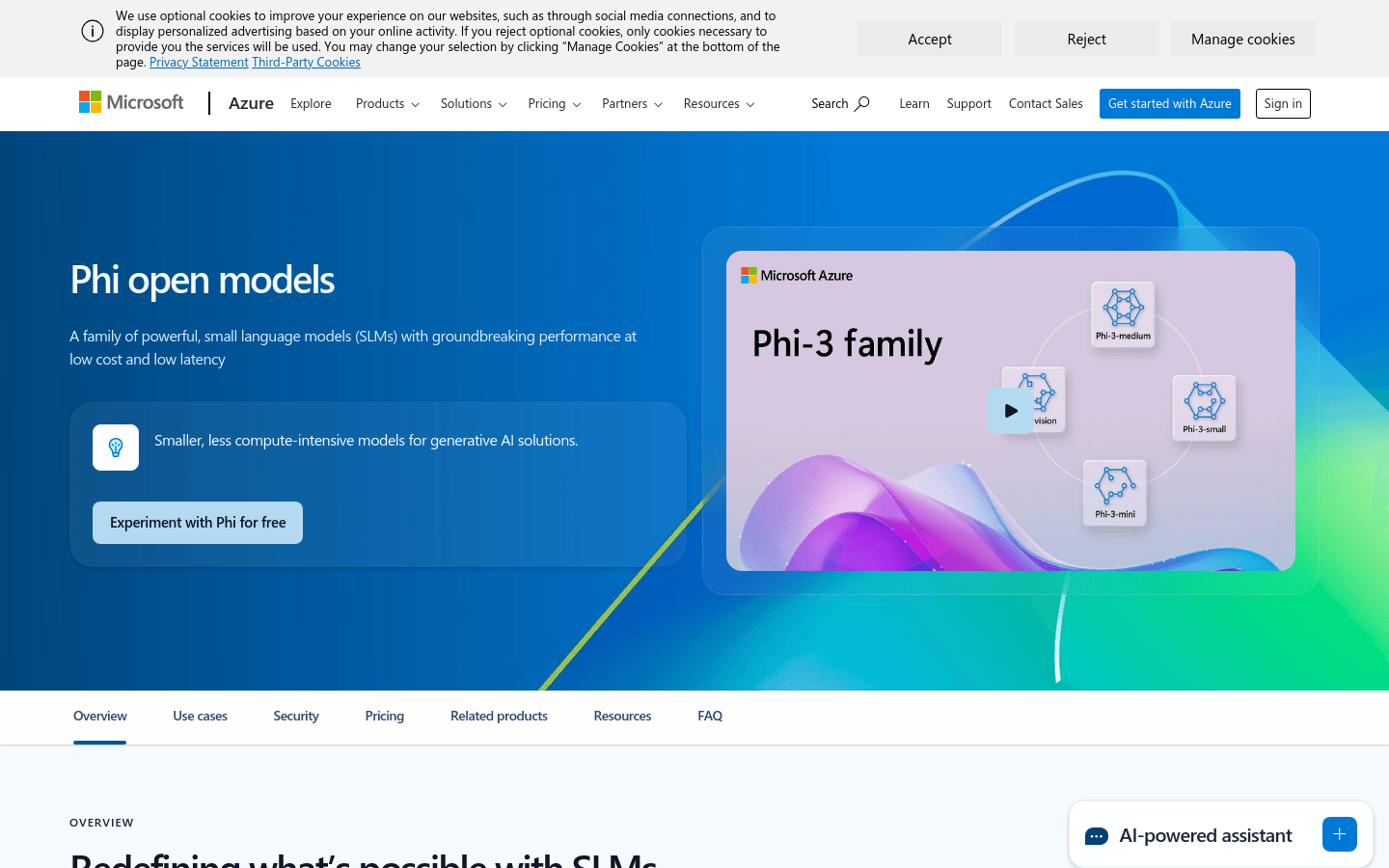 Phi Open Models