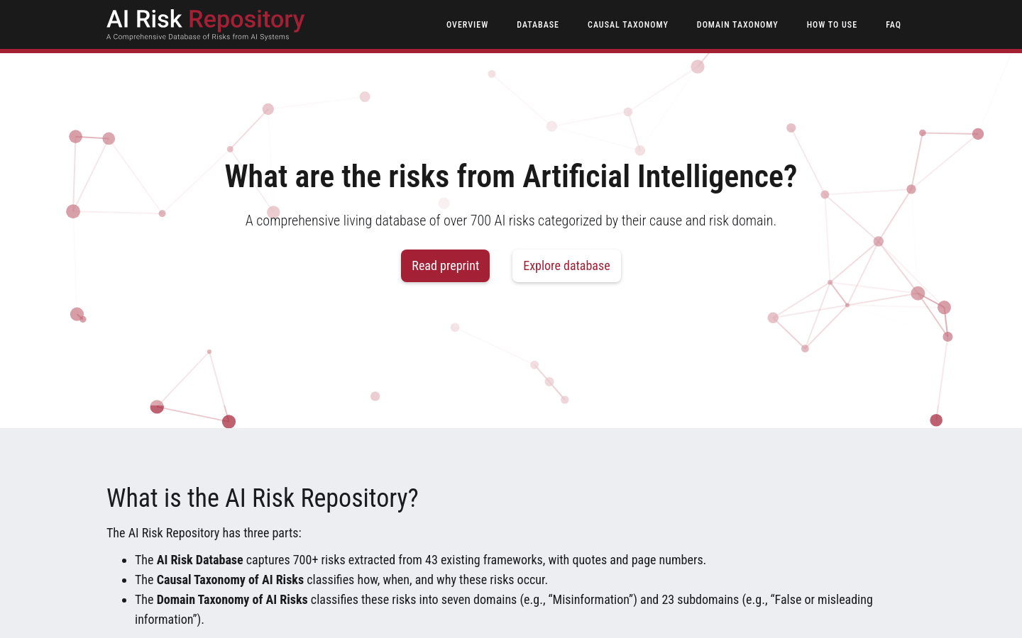 AI Risk Repository