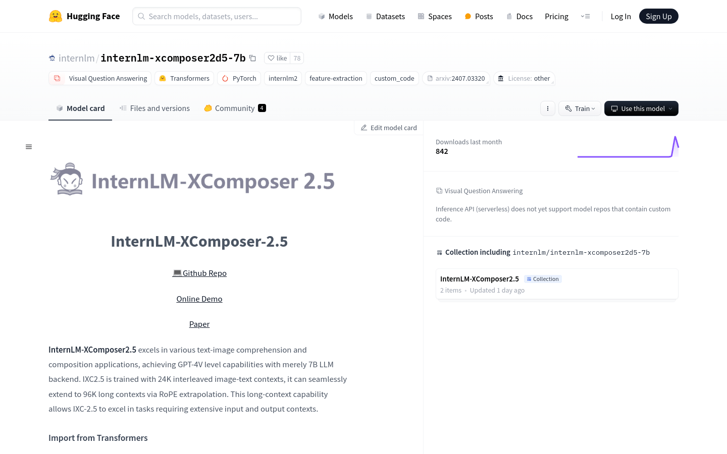 Internlm XComposer2.5