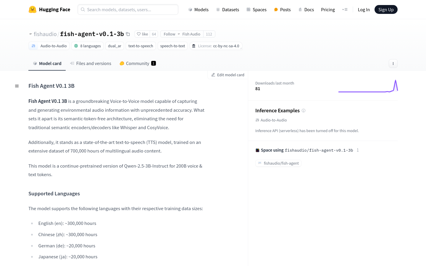 Fish Agent V0.1 3B
