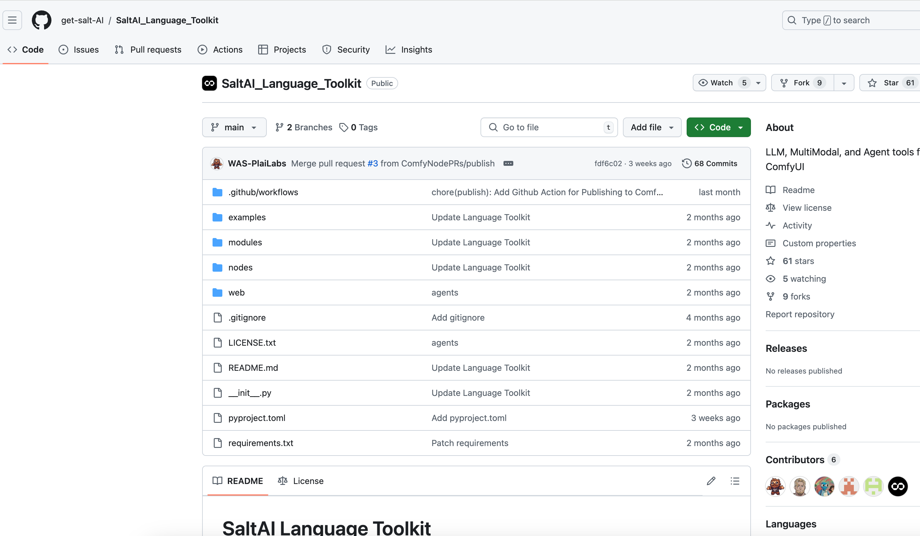Saltai Language Toolkit