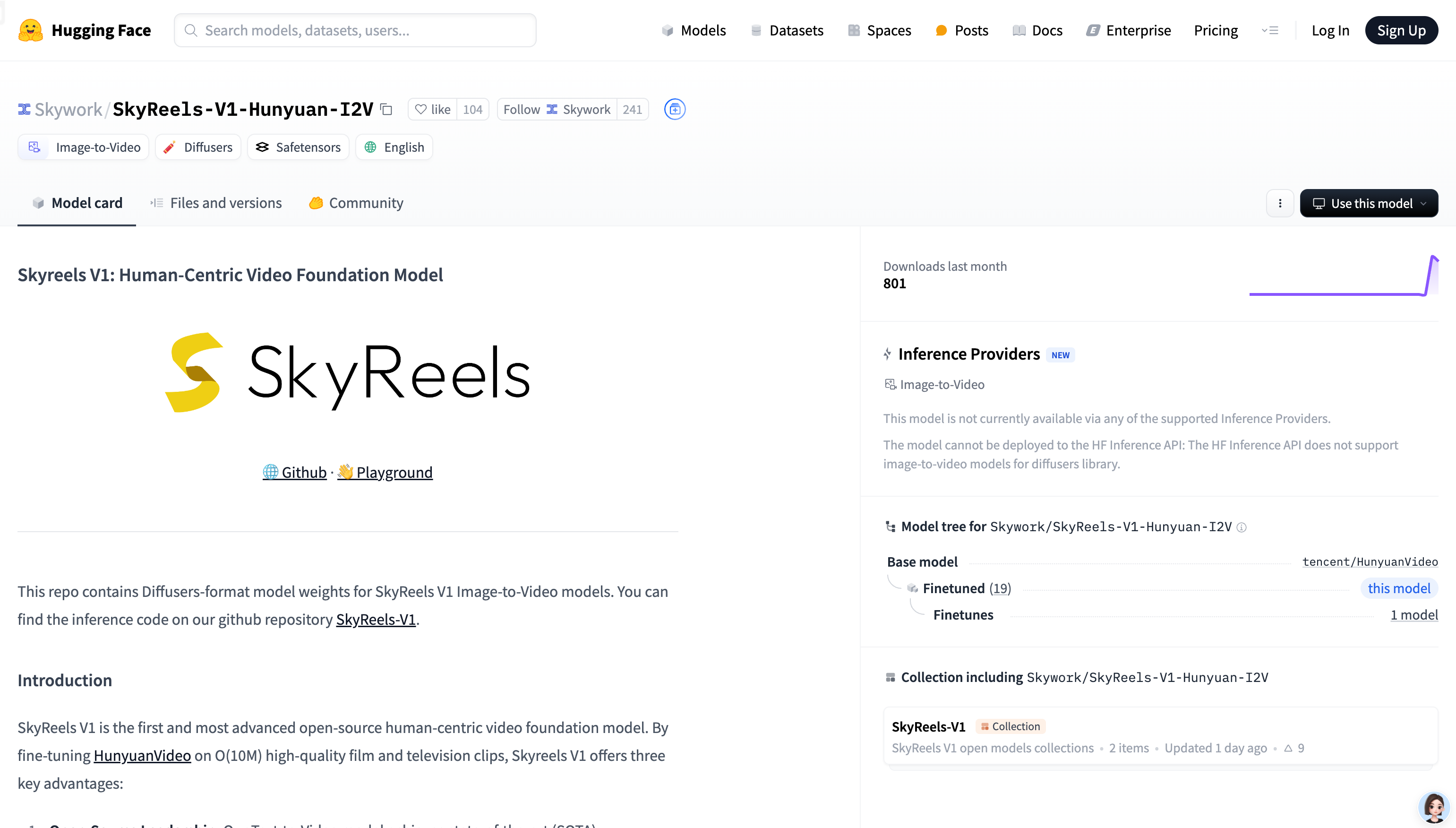 Skyreels V1 Hunyuan I2V