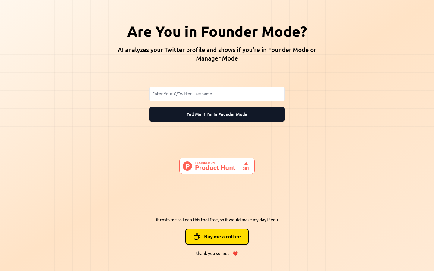 Founder Mode Checker