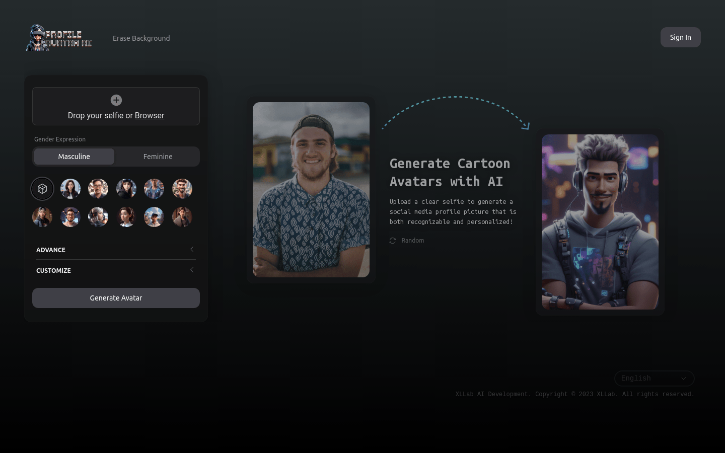 Profile Avatar AI