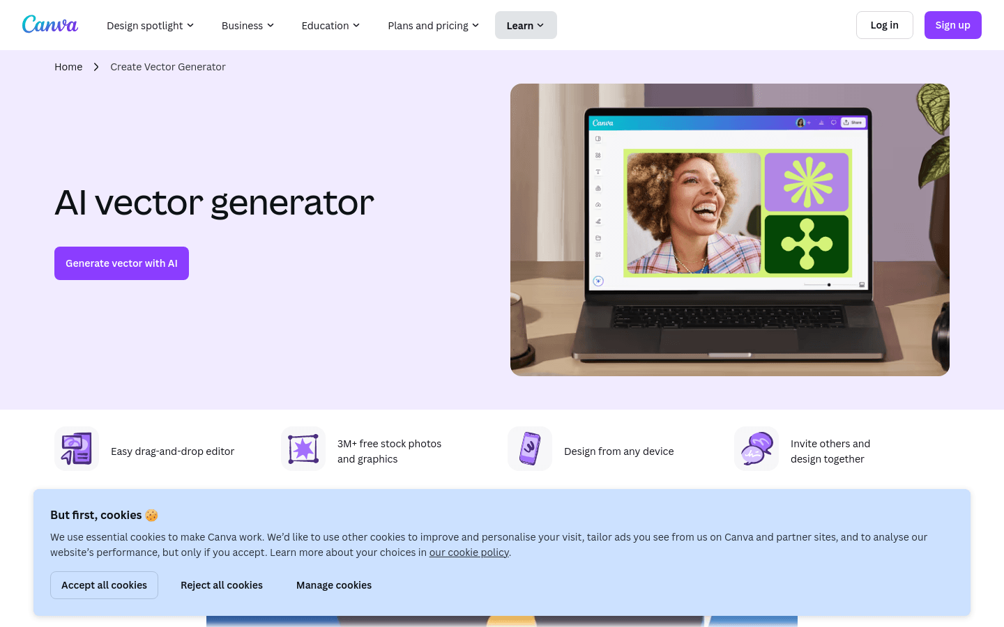 Canva AI Vector Creator