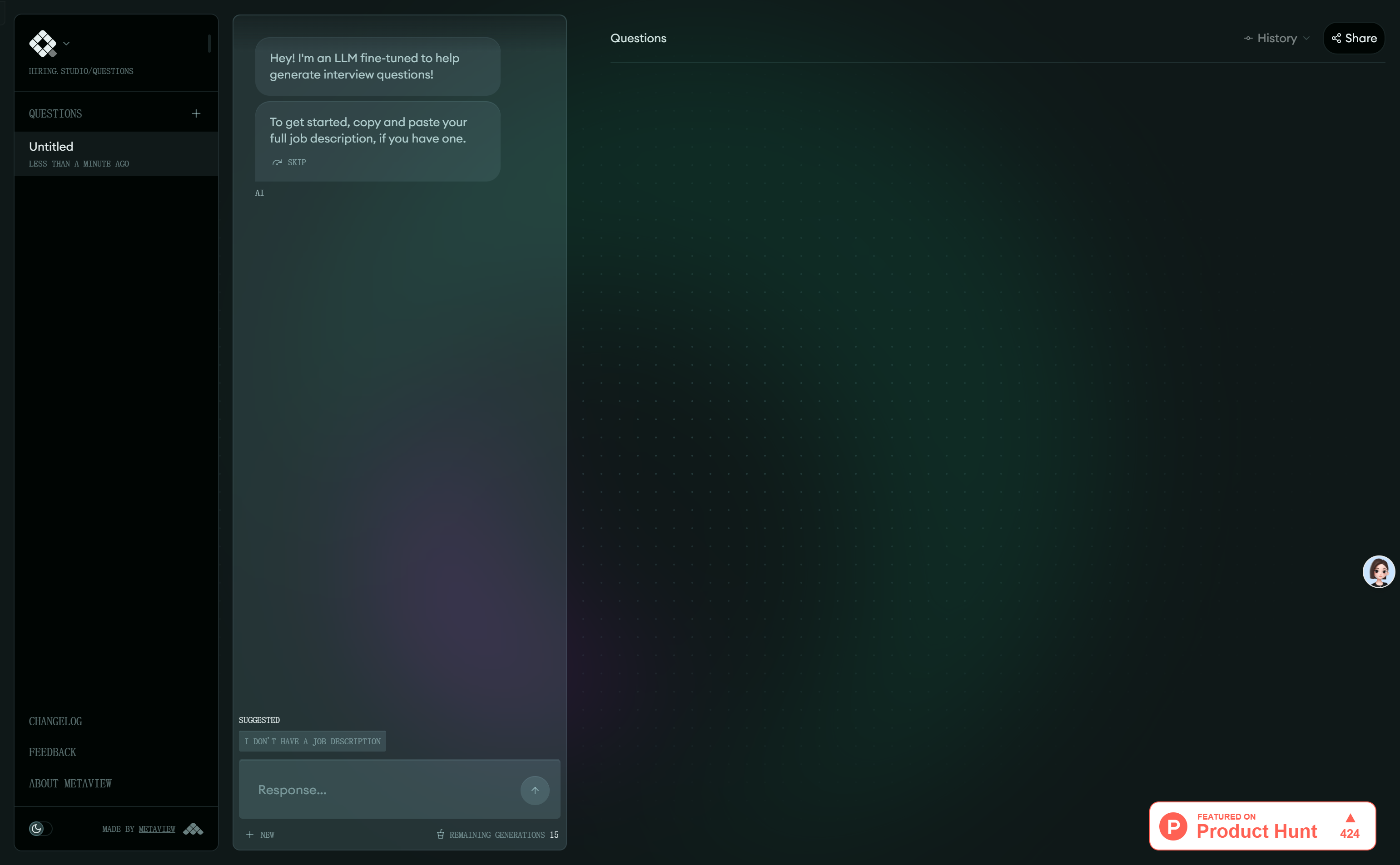 Hiring Studio By Metaview