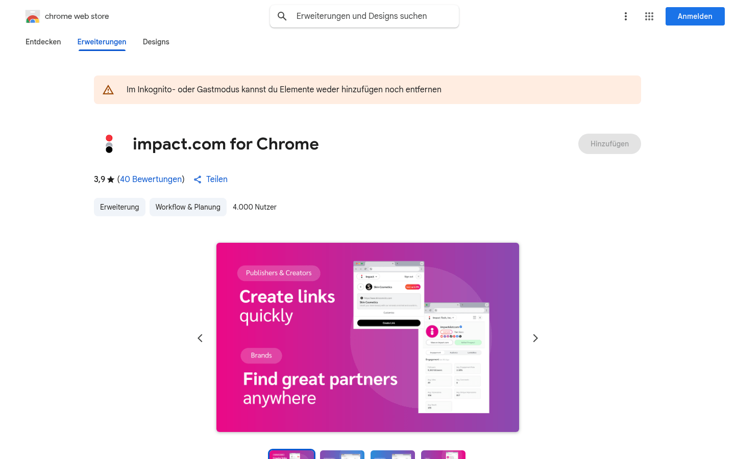 Impact.com For Chrome
