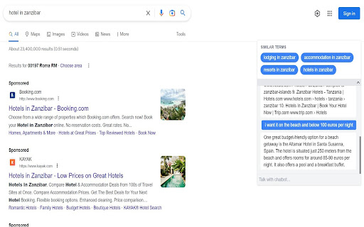 GPT Search For Google