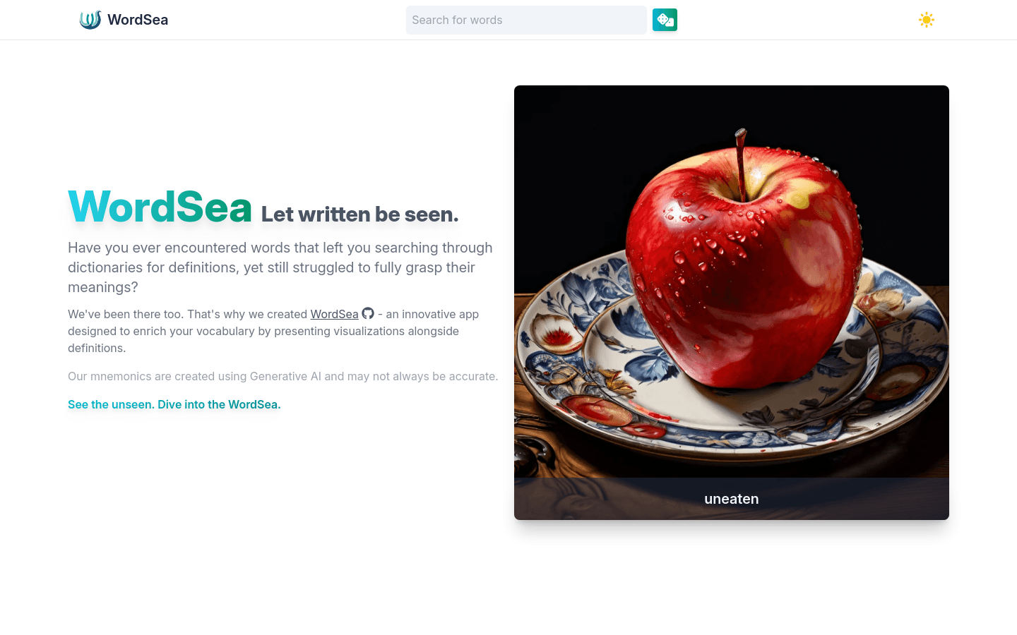Wordsea