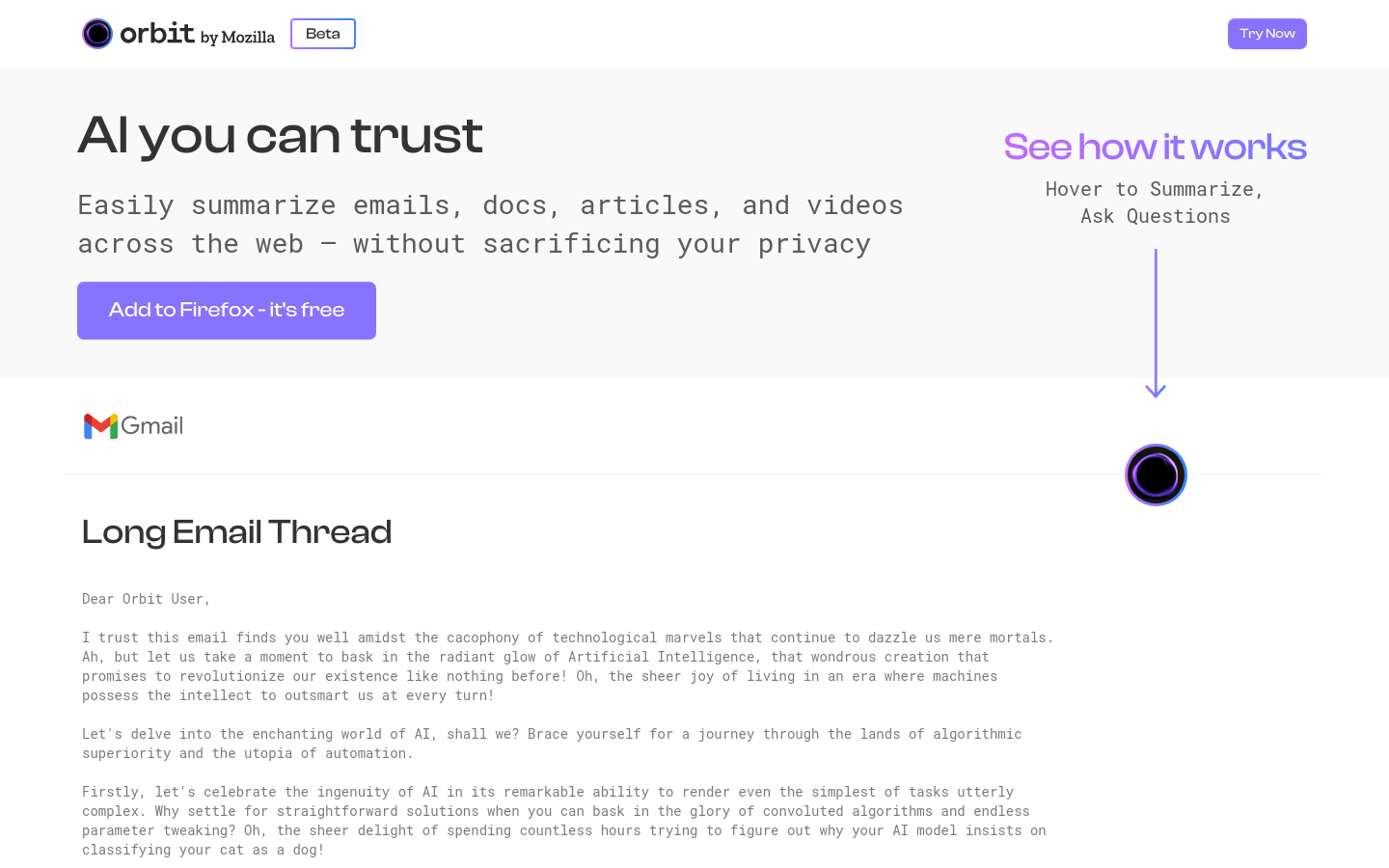 Orbit By Mozilla