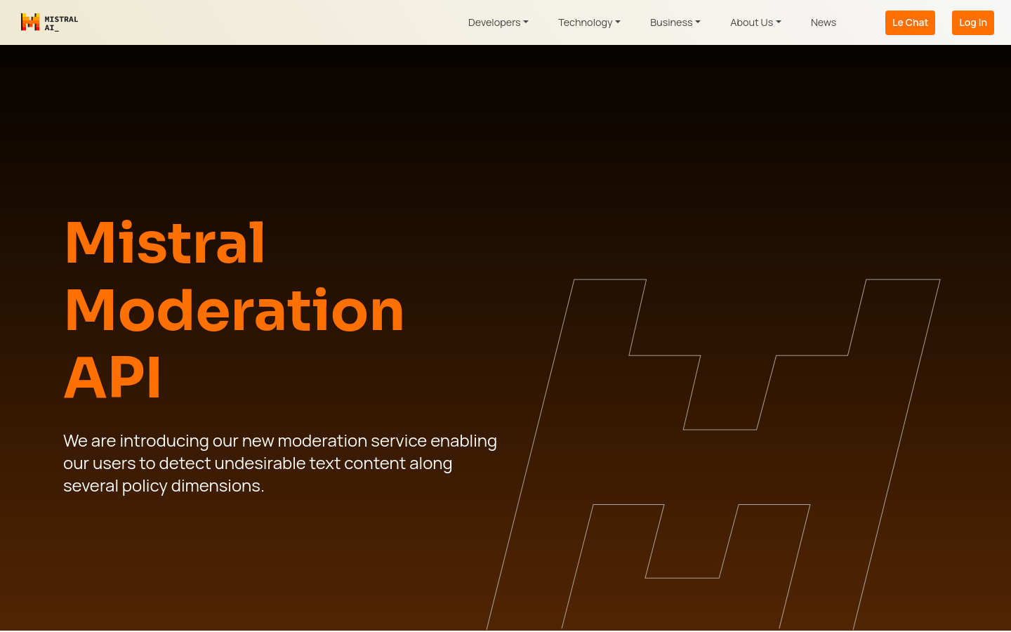 Mistral Moderation API