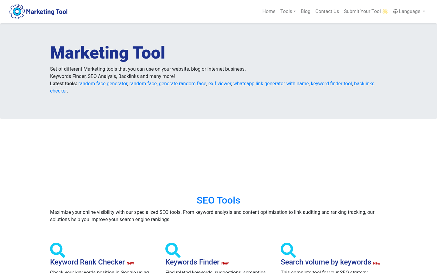 Marketing Tool