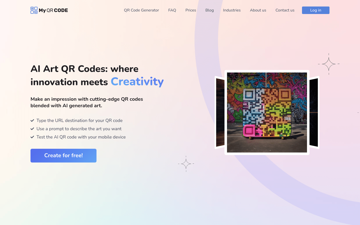 Free AI QR Code Generator By MyQRCode