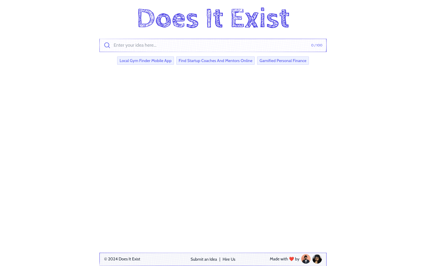 Does It Exist