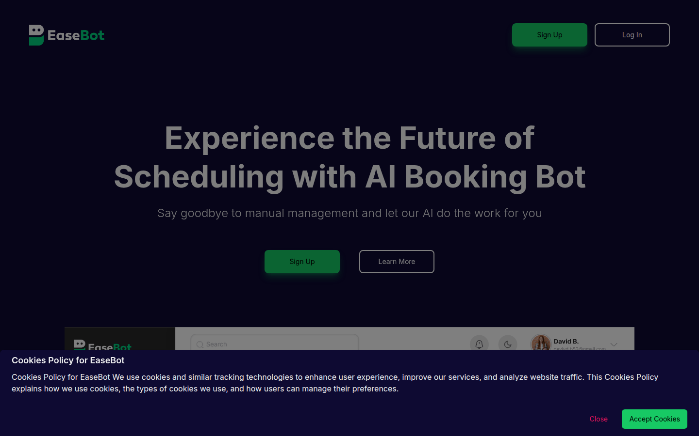 Easebot AI Booking Bot For GoHighLevel
