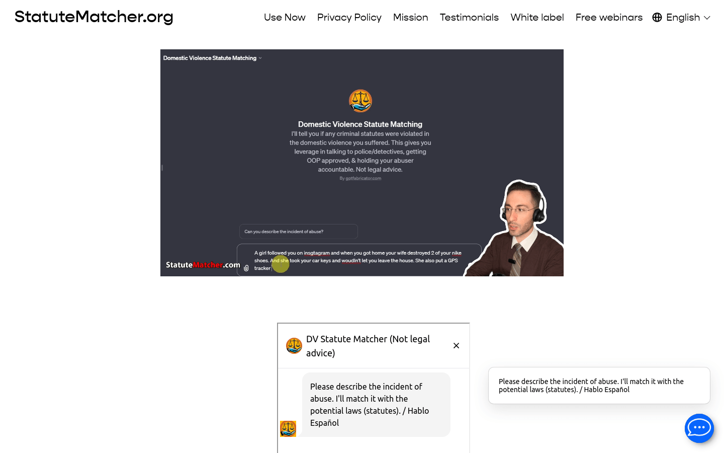 Statutematcher.org
