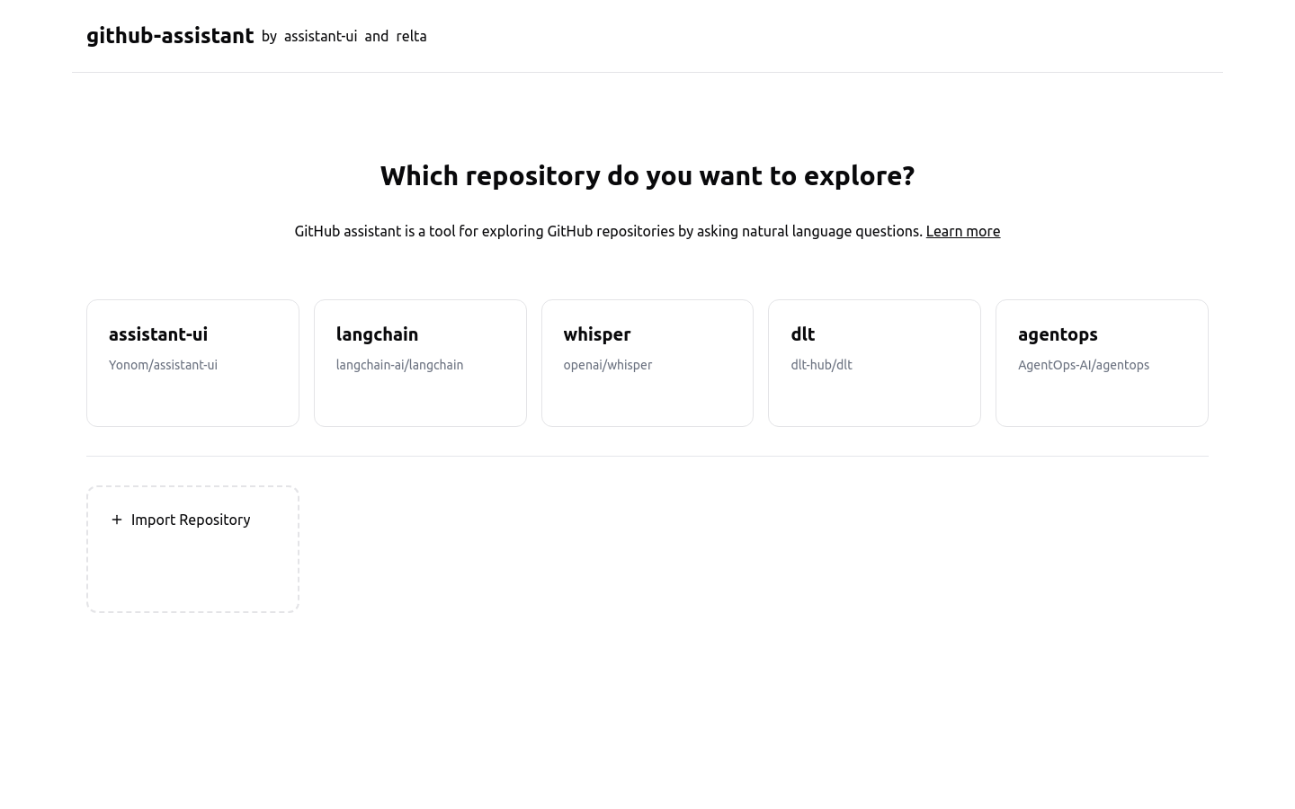 Github Assistant