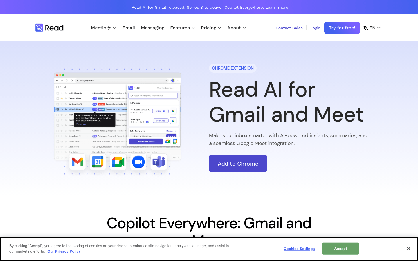 Read AI For Gmail And Meet