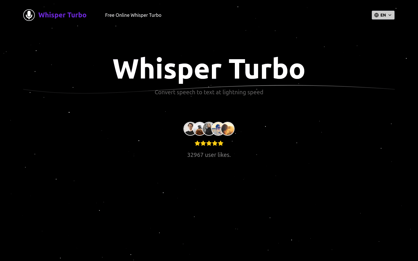 Whisper Turbo.online