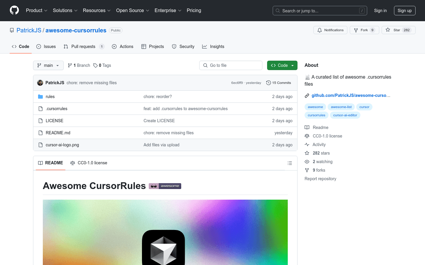 Awesome Cursorrules