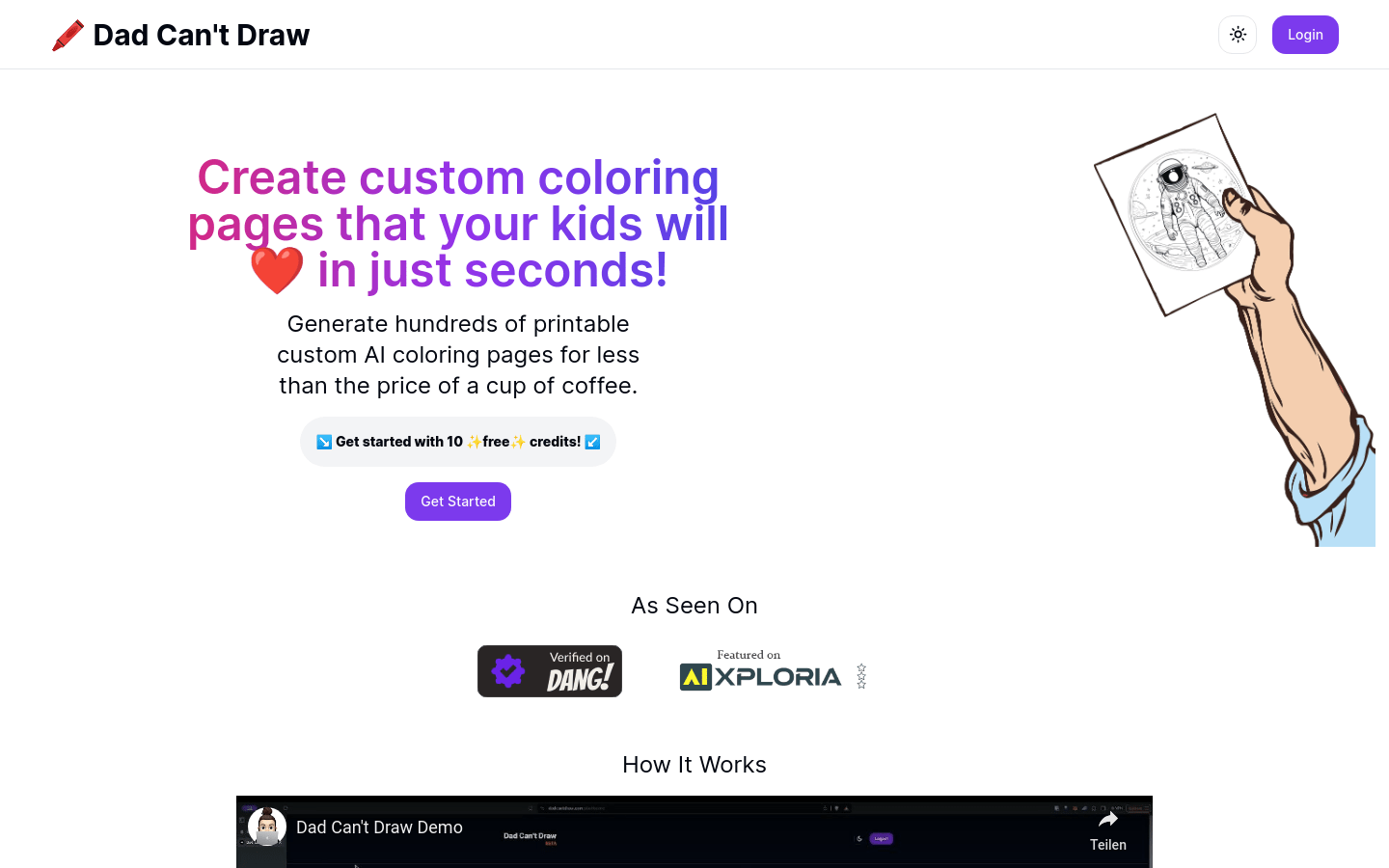 Dad Can't Draw