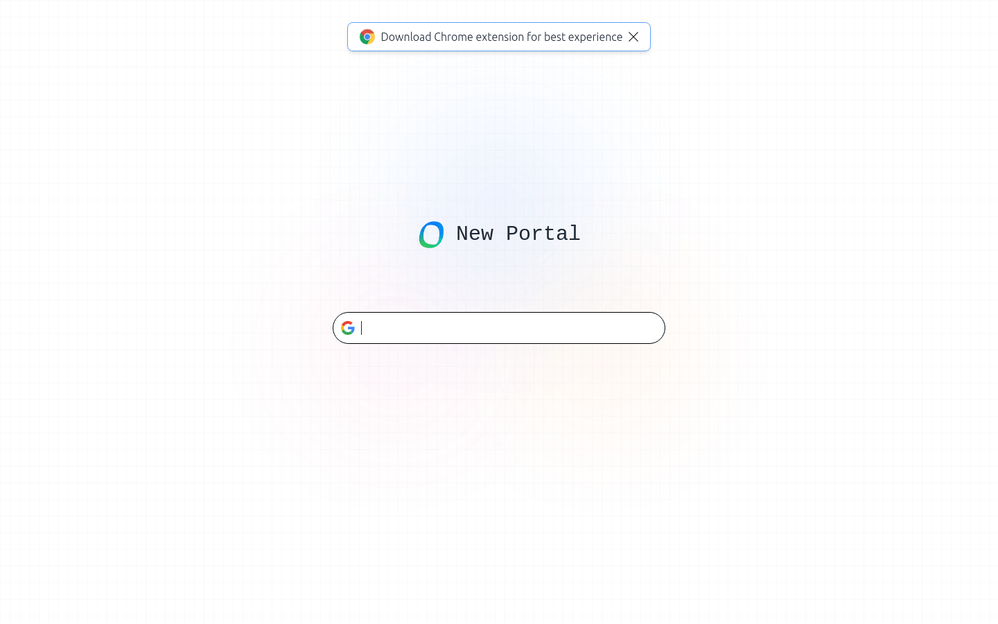 New Portal