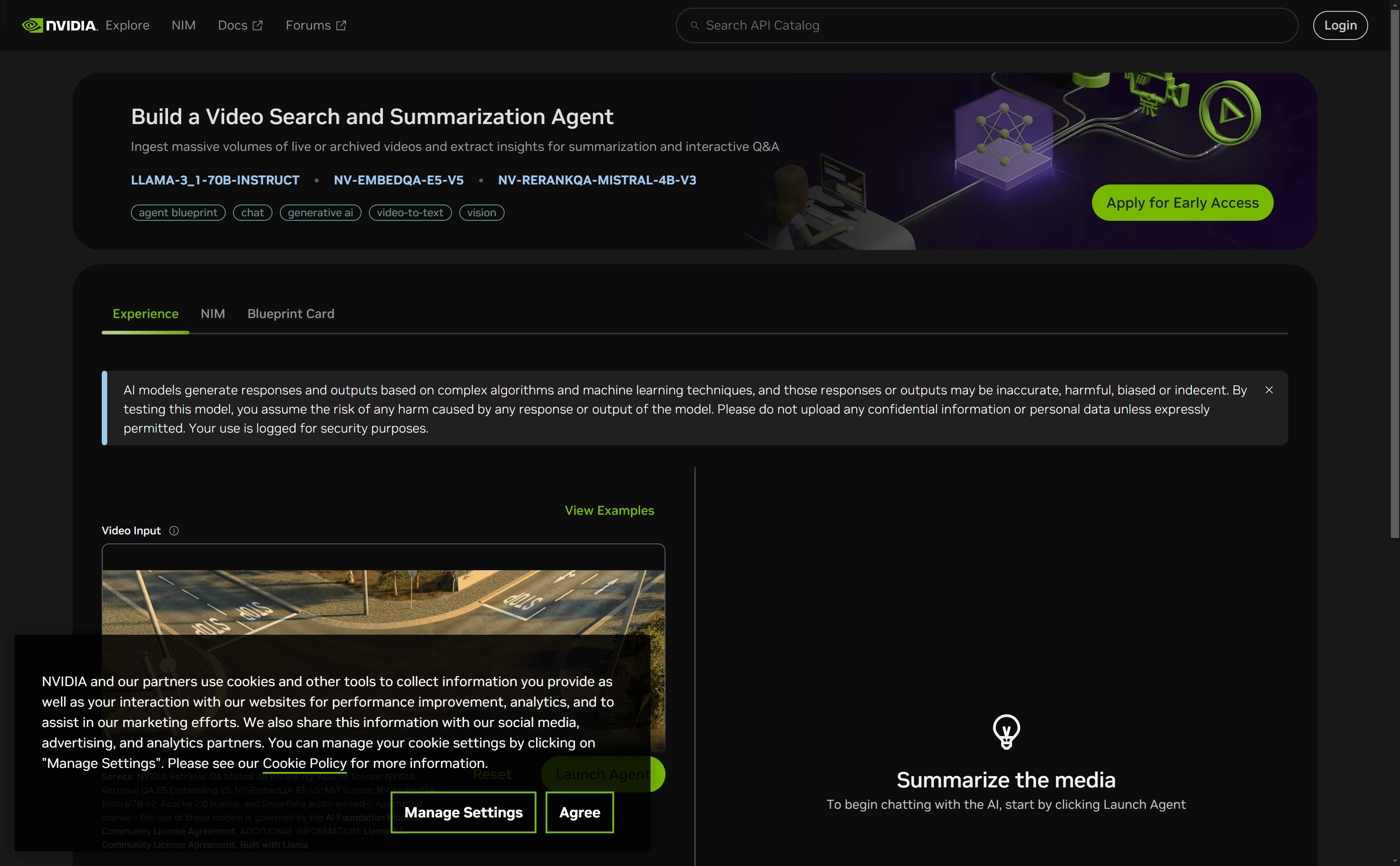 NVIDIA Video Search And Summarization