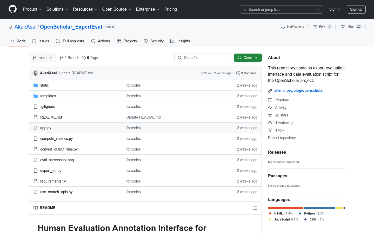 Openscholar ExpertEval