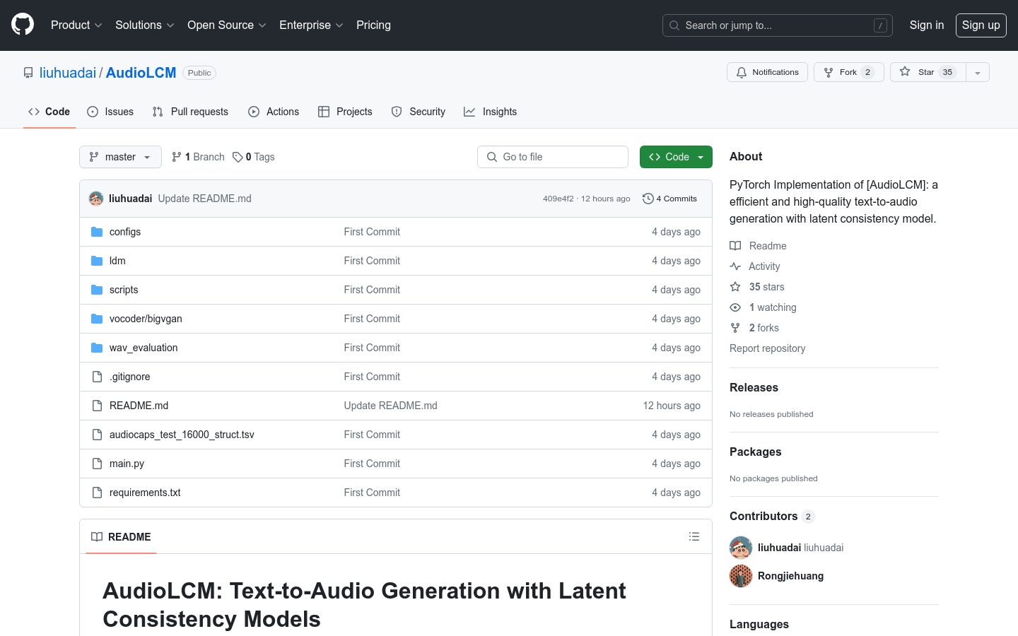 Audiolcm