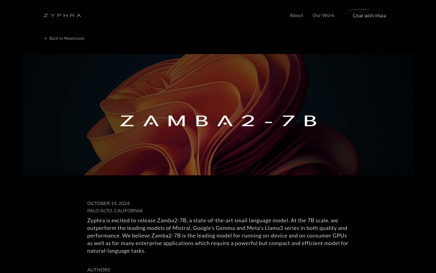 Zamba2 7B