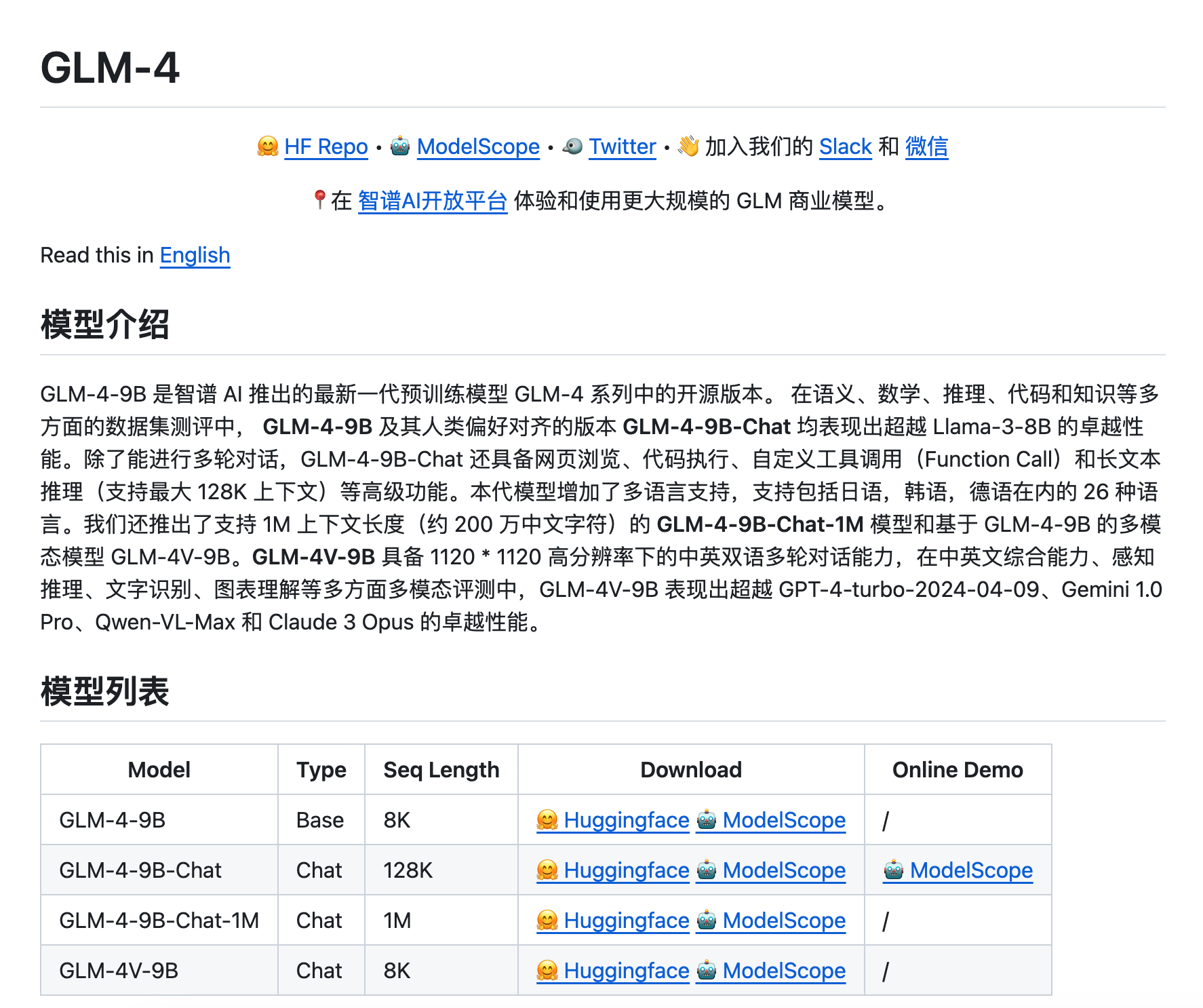 GLM 4系列