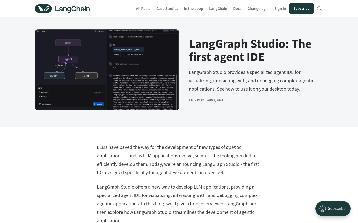 Langgraph Studio