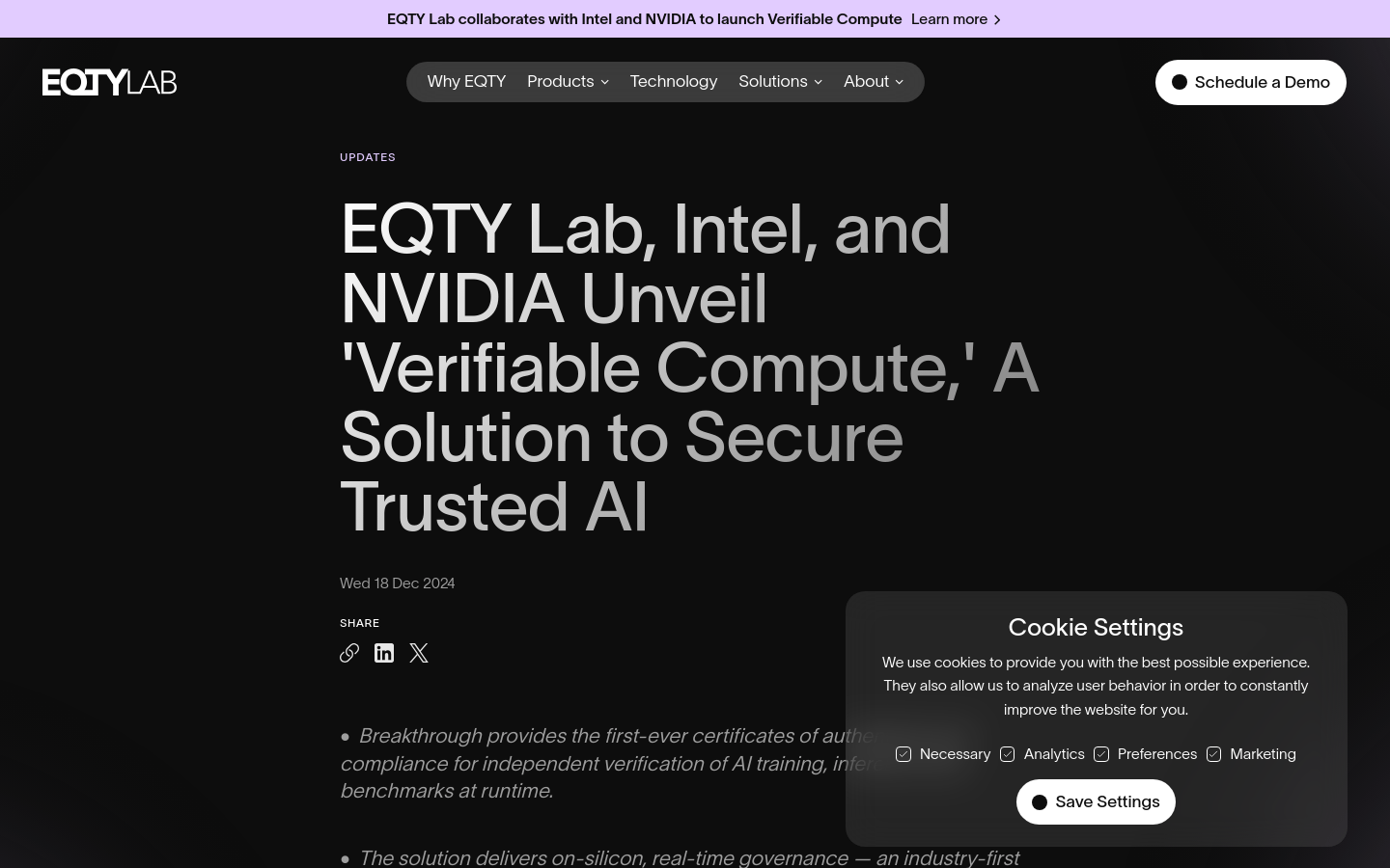 Verifiable Compute