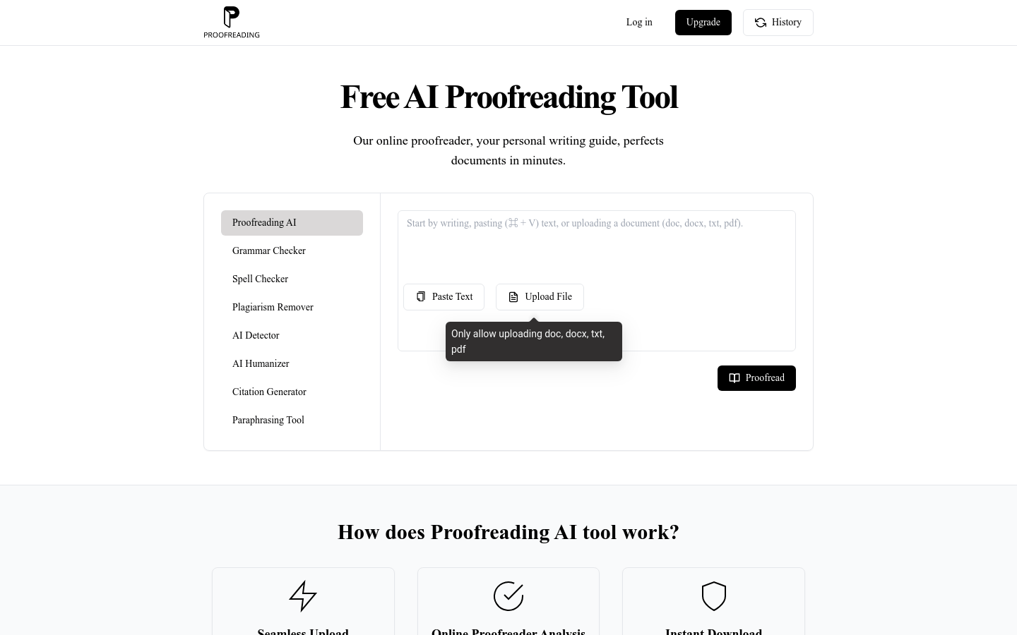 Proofreading AI