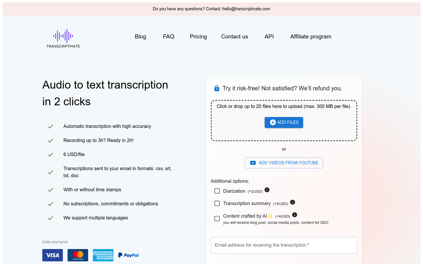 Transcriptmate.com