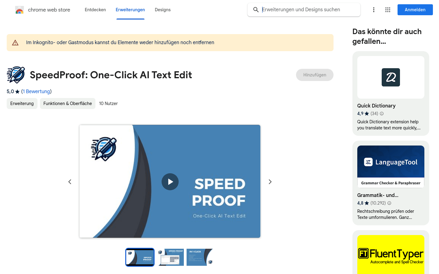Speedproof