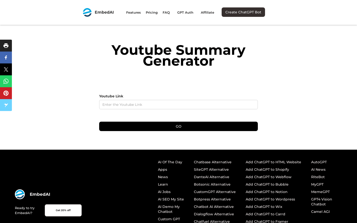Youtube Summary Generator