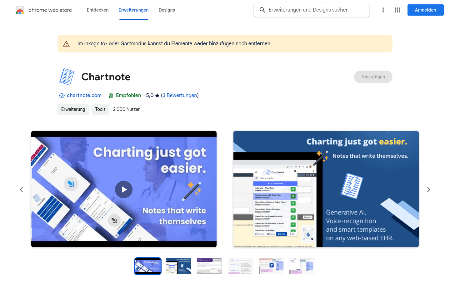 Chartnote