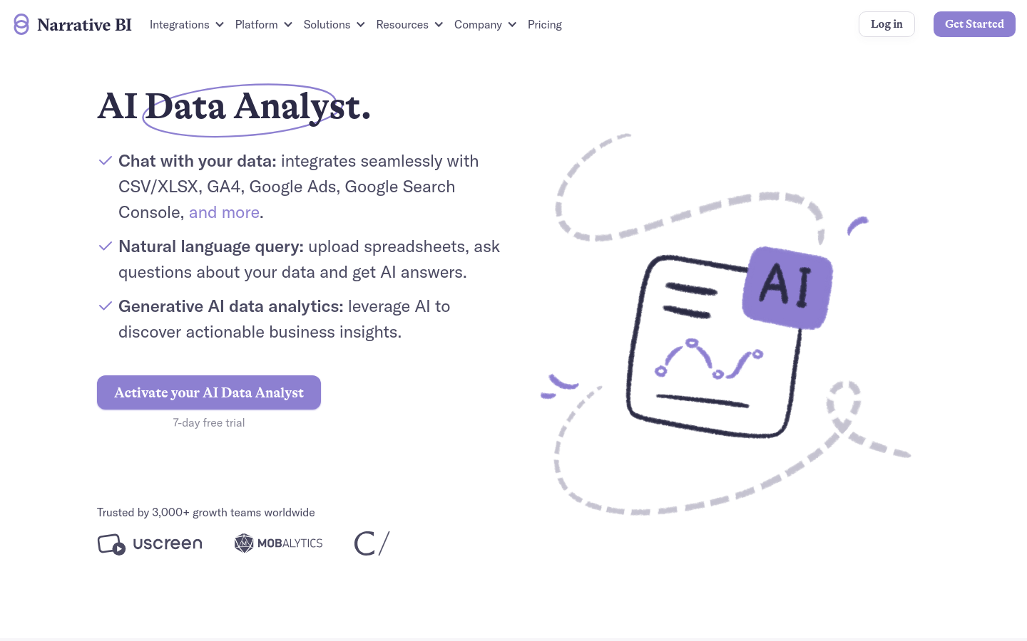 Narrative BI AI Data Analyst