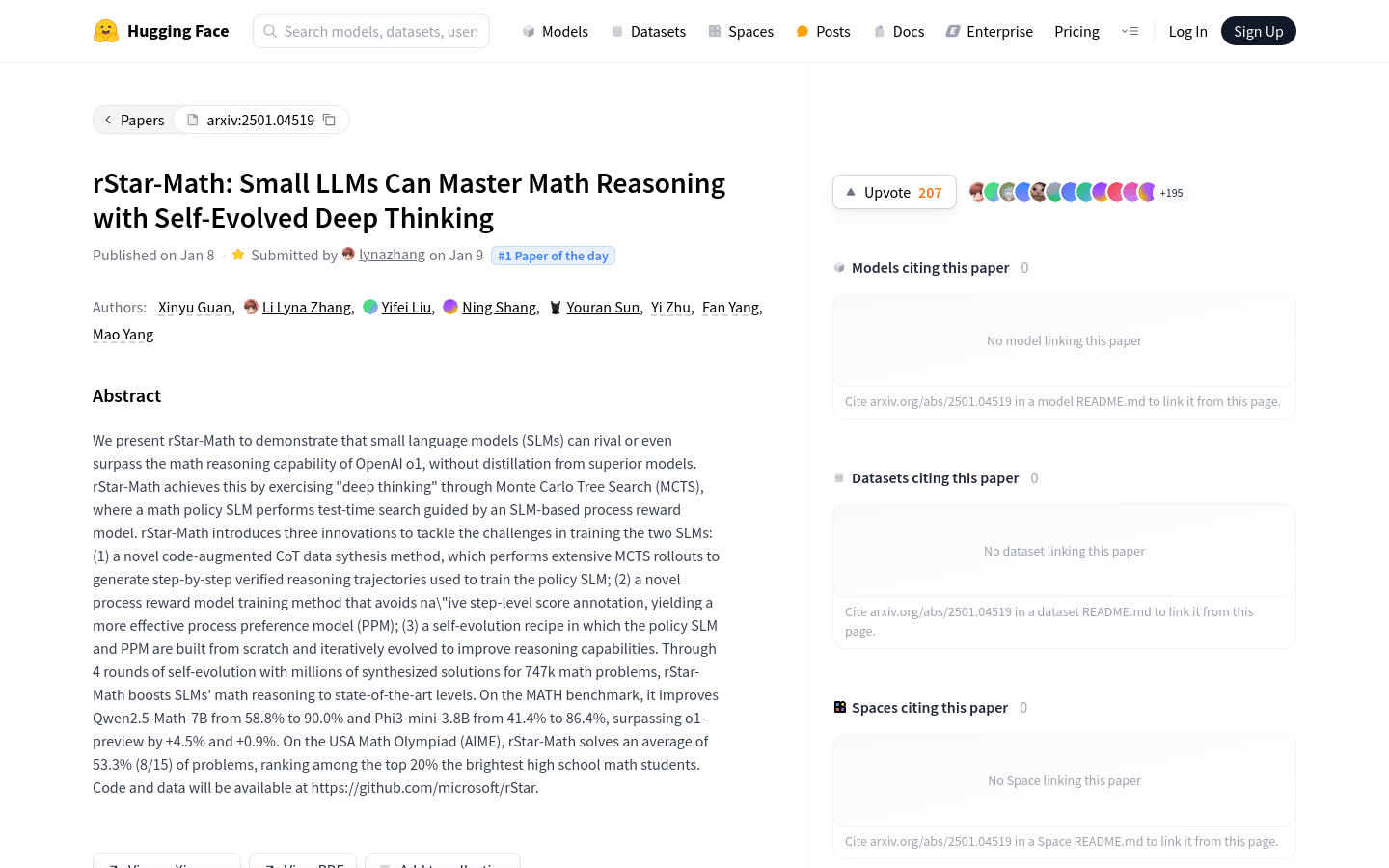 Rstar Math