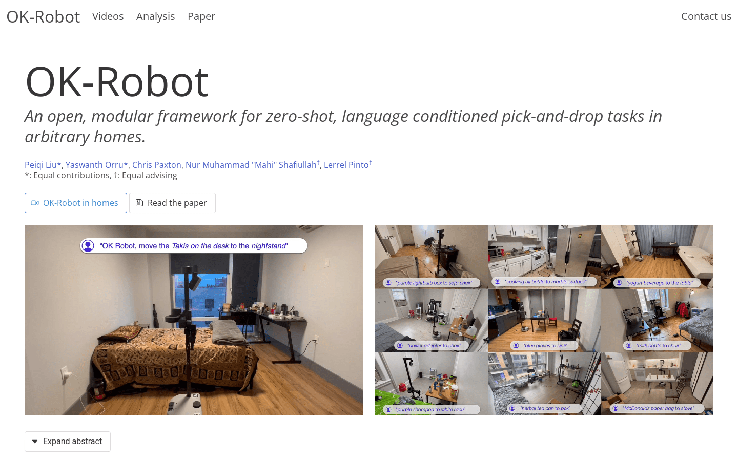 OK Robot