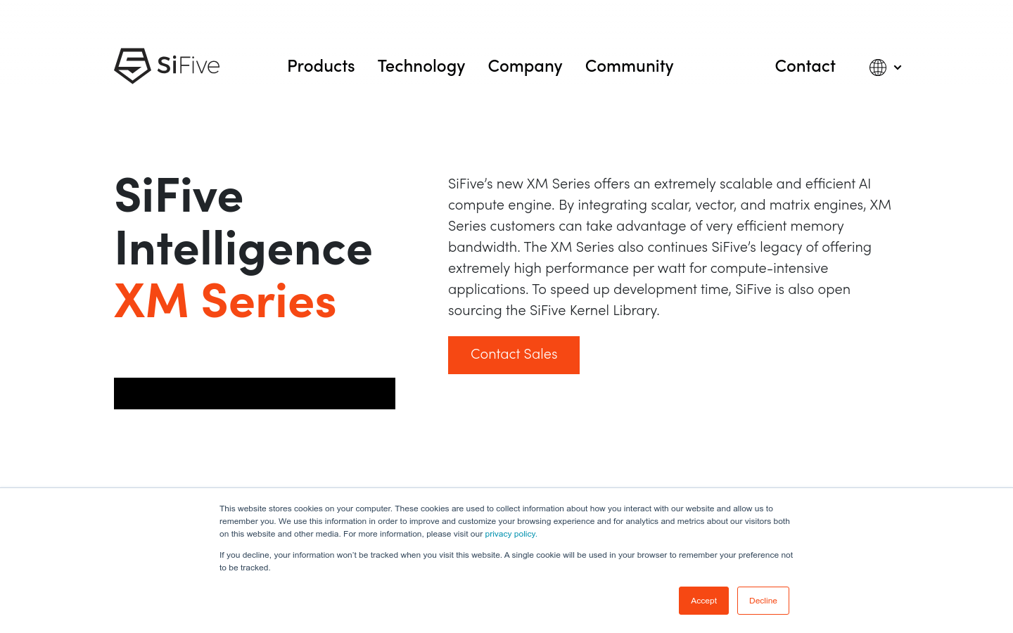 Sifive Intelligence XM Series