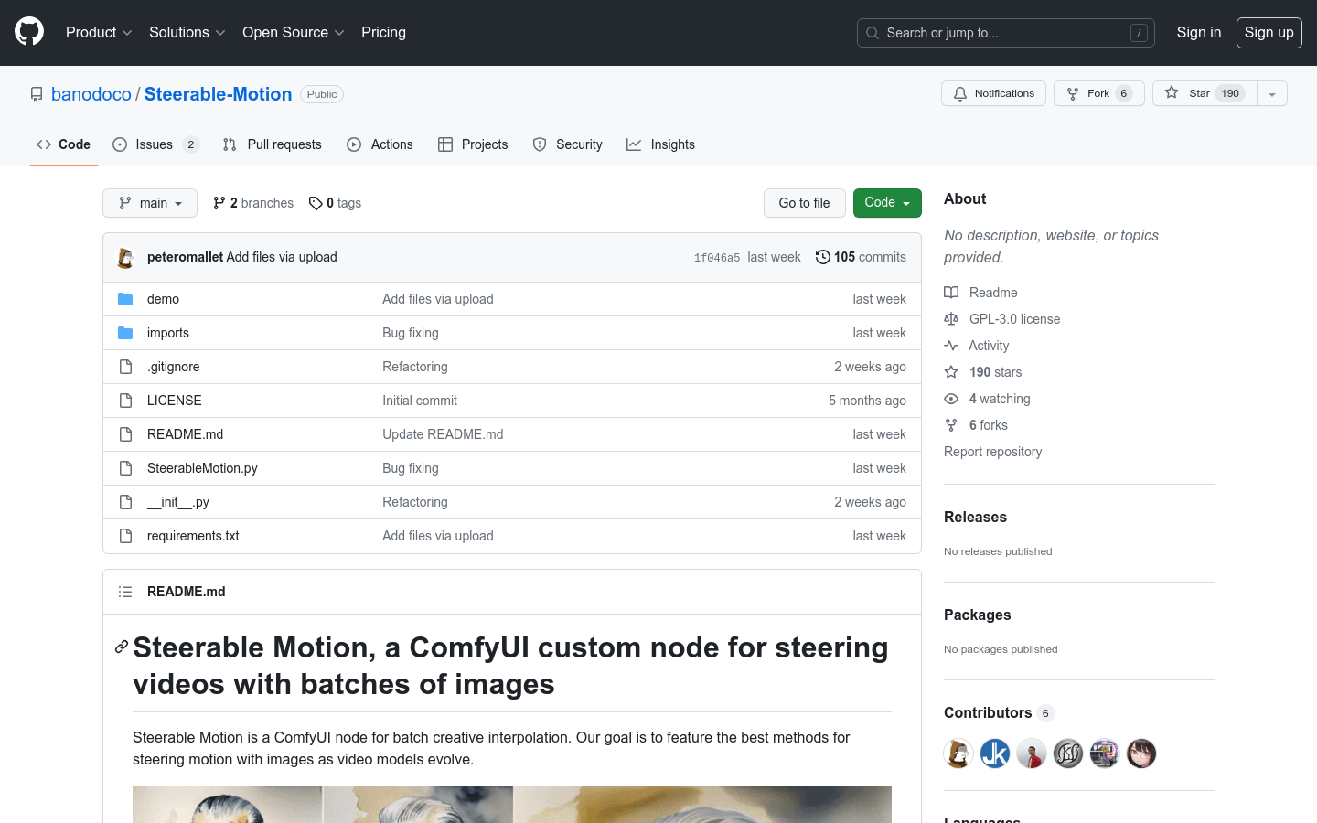 Steerable Motion