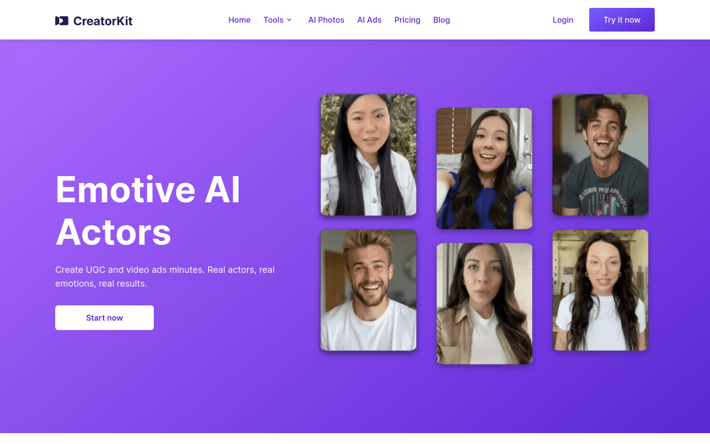 Emotive AI Actors By CreatorKit