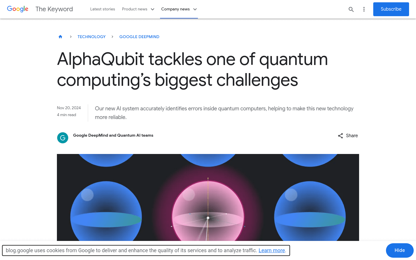 Alphaqubit
