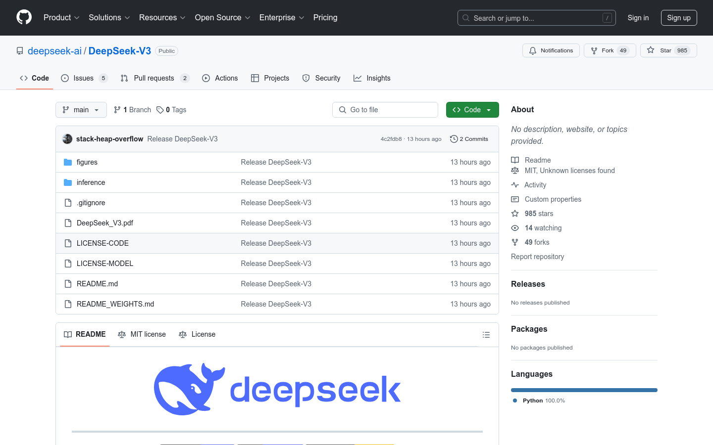 Deepseek V3