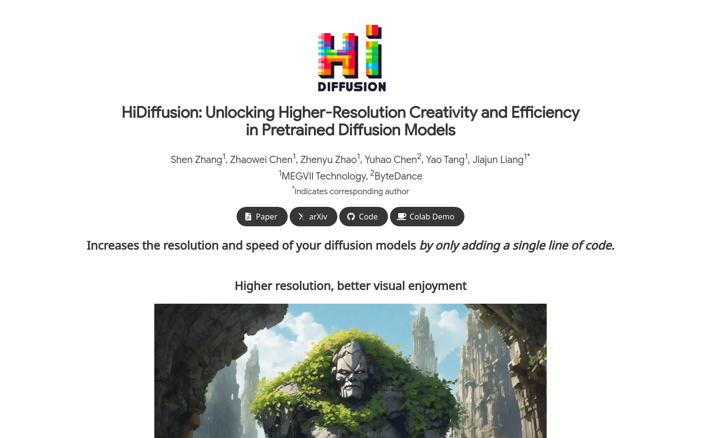 Hidiffusion